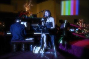 Lovely Singer at Pacquiao Birthday Party