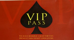 Pacquiao Birthday Party VIP Pass