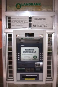 Offline Landbank ATM at City Hall
