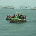Amphibious Vehicle with Sto. Nino