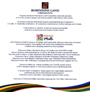 Robinsons Place GenSan brochure
