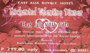East Asia Royale Hotel's Enchanted Valentine