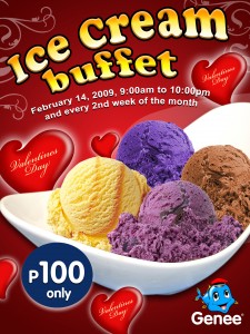 Genee Ice Cream Buffet