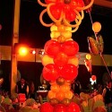 Balloon Tower as Table Centerpiece