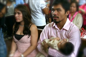 Jinky & Manny Pacquiao with Queenie