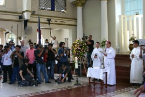 Davao Bishop Capalla & Fr. Edward Loberiano, CP