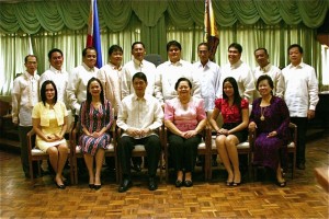 Mayor Acharon and the Councilors