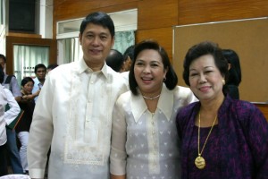First couple and Councilor Casabuena