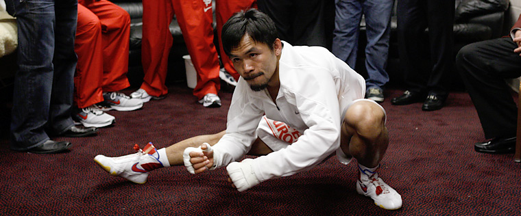 Pacquiao training