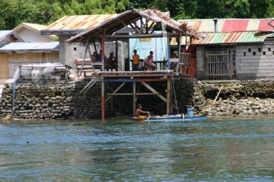 Patuko Cove Eateries on stilts