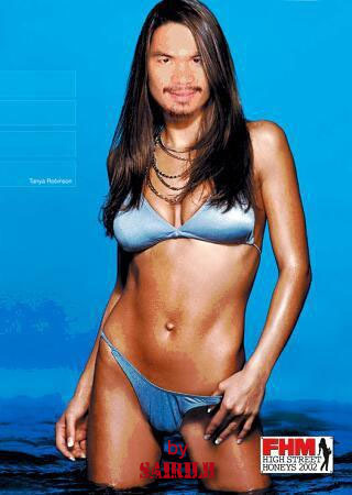 Pacquiao Funny Picture - FHM Model