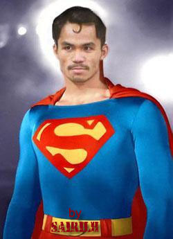 Pacquiao Funny Picture #6 - Superman spoof