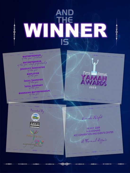 Yaman Awards Poster