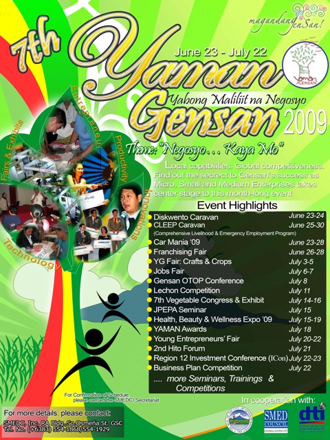 Yaman GenSan 2009 Poster